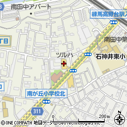 ツルハドラッグ練馬南田中店周辺の地図