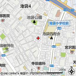 東京都豊島区池袋4丁目5-2周辺の地図
