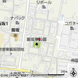 長野県駒ヶ根市飯坂周辺の地図