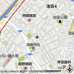 東京都豊島区池袋3丁目47周辺の地図