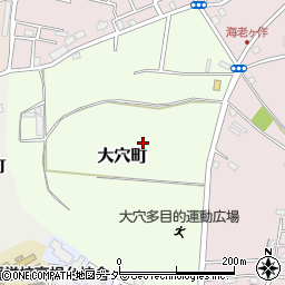 千葉県船橋市大穴町周辺の地図