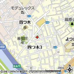 東京都葛飾区四つ木3丁目6-14周辺の地図