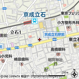 三菱ＵＦＪ銀行京成立石 ＡＴＭ周辺の地図