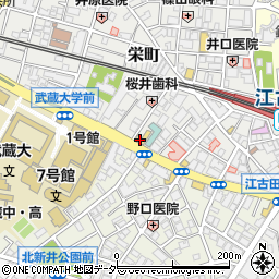 ローソン練馬江古田栄町店周辺の地図