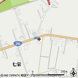 千葉県富里市七栄112周辺の地図