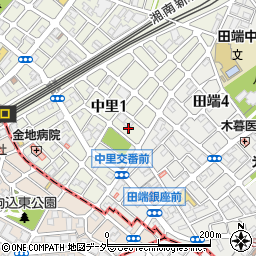 東京都北区中里1丁目19周辺の地図