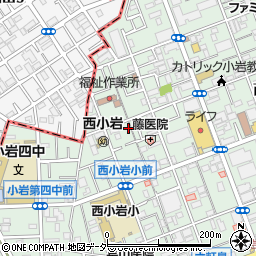 東京都江戸川区西小岩3丁目24-10周辺の地図