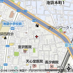 東京都豊島区池袋1丁目16-9周辺の地図