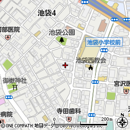 東京都豊島区池袋4丁目5周辺の地図
