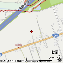 千葉県富里市七栄75-15周辺の地図