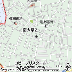 上代珠算塾　第２教場周辺の地図