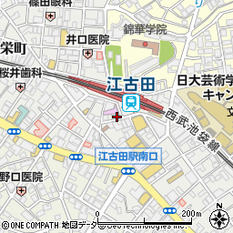 ファミリーマート江古田駅南口店周辺の地図