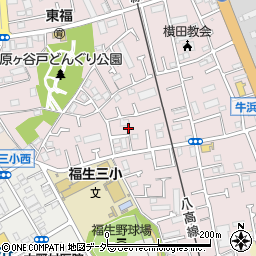 東京都福生市福生2337-18周辺の地図
