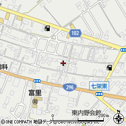 千葉県富里市七栄368周辺の地図