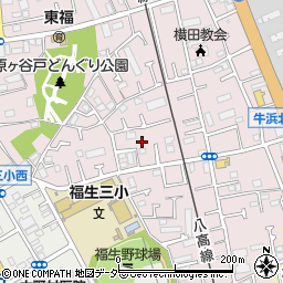 東京都福生市福生2337-5周辺の地図
