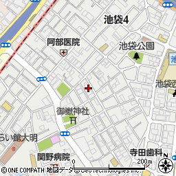 東京都豊島区池袋3丁目48周辺の地図