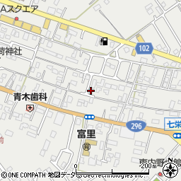千葉県富里市七栄329-104周辺の地図