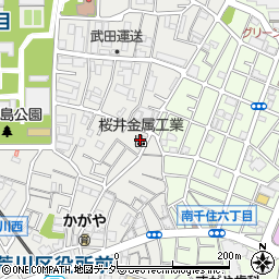 櫻井金属工業周辺の地図