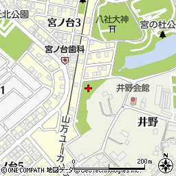子ノ神公園周辺の地図