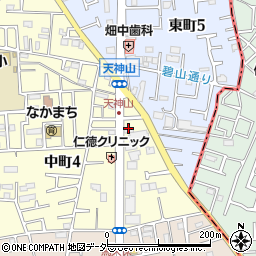 保谷中町四郵便局 ＡＴＭ周辺の地図