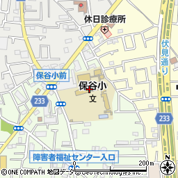 西東京市立保谷小学校周辺の地図