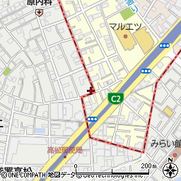 パークネット高松２丁目駐車場周辺の地図