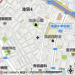 東京都豊島区池袋4丁目5-9周辺の地図