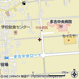 千葉県香取郡多古町多古490周辺の地図