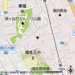 東京都福生市福生2336-3周辺の地図