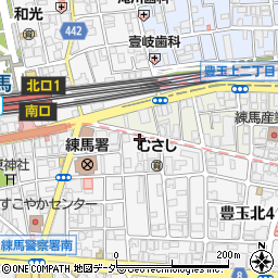 ヤクルト　東京ヤクルト販売練馬事業所豊玉センター周辺の地図