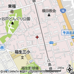 東京都福生市福生2339-8周辺の地図