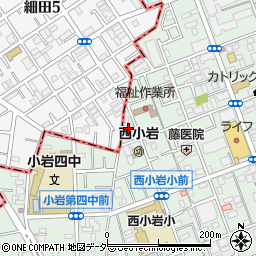 東京都江戸川区西小岩3丁目16-3周辺の地図