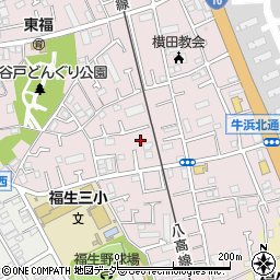 東京都福生市福生2339-7周辺の地図