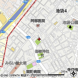 東京都豊島区池袋3丁目44-19周辺の地図