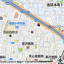 東京都豊島区池袋1丁目16-16周辺の地図