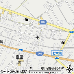 千葉県富里市七栄368-1周辺の地図