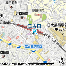 ファミリーマートトモニー江古田駅店周辺の地図