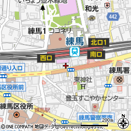 ドコモショップ　練馬駅前店周辺の地図