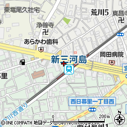 セキネ和菓子店周辺の地図