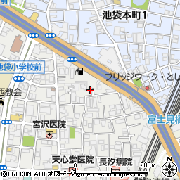 東京都豊島区池袋1丁目16-5周辺の地図