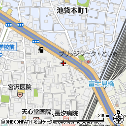 東京都豊島区池袋1丁目16-36周辺の地図