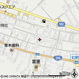千葉県富里市七栄329-112周辺の地図