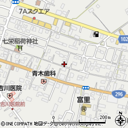 千葉県富里市七栄343周辺の地図