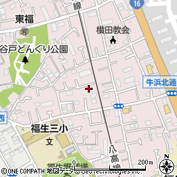 東京都福生市福生2339-6周辺の地図