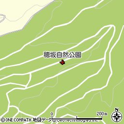 穂坂自然公園周辺の地図