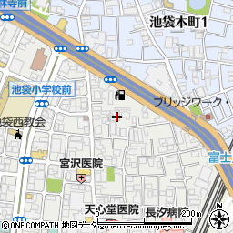 東京都豊島区池袋1丁目16-10周辺の地図