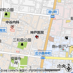 神戸医院周辺の地図