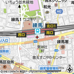三井住友銀行練馬支店周辺の地図