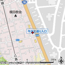 東京都福生市福生2400周辺の地図