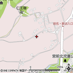 千葉県佐倉市岩名615-1周辺の地図